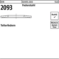 Industrial Quality Supplies DIN 2093 Tellerfeder Stahl 200x102,0x10,0mm