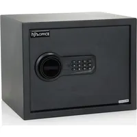 HJH Office Tresor Safe COMPACT Stahl