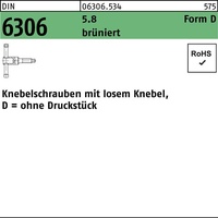 Industrial Quality Supplies DIN 6306 Form D Knebelschraube M12x50