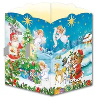 Trötsch Verlag TRÖTSCH - Windlicht Adventskalender Nostalgisch Weihnachtskalender mit