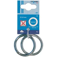 POSAMO PÖSAMO Ring geschweißt Zn (SB) 5,0mm, Innen-Ø 35mm