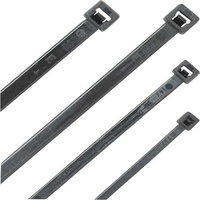 HEIDEMANN Nylon - Kabelbinder, schwarz, 98 X 2,5 UV-beständig,