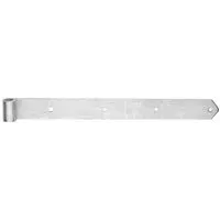 Pollmann Tor-Ladenband Ende spitz für Dorn13mm,500mm Eisen, galv. hell
