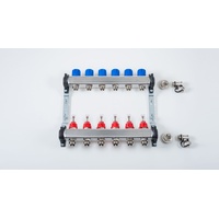 Magni Empur Edelstahl-Verteiler, Serie 03 HKV-D 6, 1 IG,