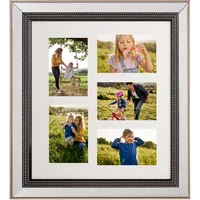 Beliani 5er-Fotorahmen DALABA Silber