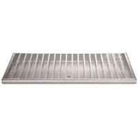 Ich-zapfe Tropfschale Edelstahl 60 x 25 x 2 cm