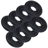 ScSPORTS ScSPORTS® Hantelscheiben Set 4kg Ø30mm Gusseisen Gewichtsscheiben Gewichte