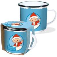 Trötsch Verlag Emaille-Becher Traumsandbringer 0,3 l Weiß 6 St.