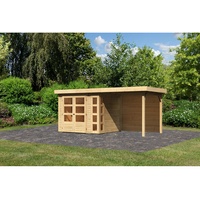 Karibu Gartenhaus Kerko 3 mit 240 cm Schleppdach inkl.