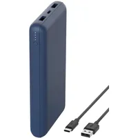 Belkin Powerbank 20.000mAh Blau 15W+USB-A/C Kab. 15cm BPB012BTBL