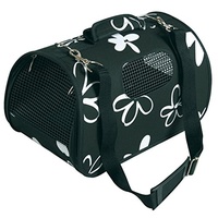 Zolux Transportkorb Flower - schwarz - S
