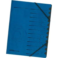 Herlitz Ordnungsmappe 10843316 DIN A4 12 Fächer blau