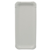 Papstar 250 Teller, eckig, 11 cm x 24 cm