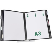 Tarifold Sichttafelsystem 433107 DIN A3 schwarz mit 10 St.