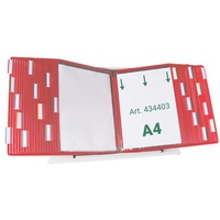 Tarifold Sichttafelsystem 434403 DIN A4 rot mit 40 St.