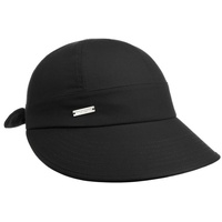 Seeberger Schildkappe aus 100% Baumwolle mit Schleife hinten Schwarz