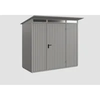 EcoStar Gerätehaus Trend-P Typ 1 RAL9007 graualuminium