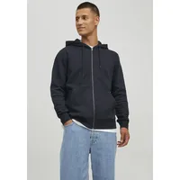 JACK & JONES Star Basic Reißverschlusspullover Black M
