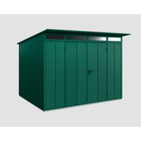 EcoStar Gerätehaus Elegant-P Typ 3 moosgrün Doppeltür
