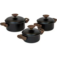 Bo-Camp Stewert Topfset, 3-teilig, schwarz