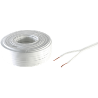 ShiverPeaks BS06-15506 Kupferverkleidetes Aluminium CCA 50 m Weiß