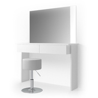 Vicco Schminktisch Azur Weiß, 120 cm mit Hocker Zwei