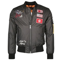 Top Gun Dragon, Textiljacke - Dunkelgrau - 3XL