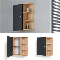 Vicco Hängeschrank Fynn Badschrank Badezimmerschrank mit Ablagen Badregal