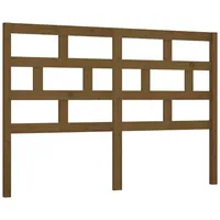 VidaXL Kopfteil Honigbraun 156x4x100 cm Massivholz Kiefer