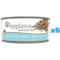 Applaws Thunfischfilet in Brühe 6 x 156 g
