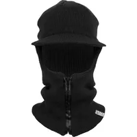 URBAN CLASSICS Zipped Balaclava Visor Schwarz