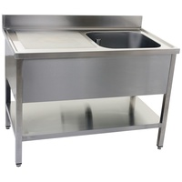 Saro Spültisch mit 1 Becken, rechts - 700 mm