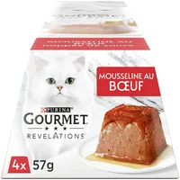 Purina Gourmet Revelations Mousse mit Rind Katzen-Nassfutter 57 g)