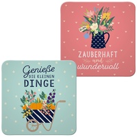 SHEEPWORLD GRUSS & CO Untersetzer-Set Motiv Garten: