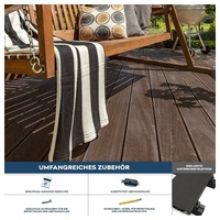 Home Deluxe WPC Samana 12 m2 dunkelbraun