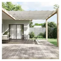 VidaXL Balkon-Sichtschutz 140 x 420 cm Weiß Oxford-Gewebe