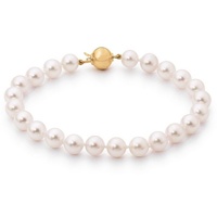 FIRETTI Perlenarmband FIRETTI "Schmuck Geschenk Gold 585 Armschmuck Armkette