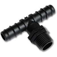 Bradas T-Stückverteiler Außengewinde 16mm 1/2"