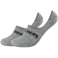 SKECHERS Unisex Footies Mesh Ventilation 2er Pack Schwarz 47-49