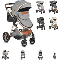 Moni Kinderwagen Alma Sportsitz Tragetasche umbaubar Wickeltasche Sitz umkehrbar