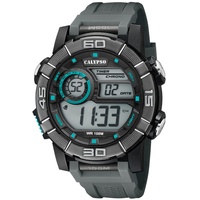Calypso Digital Herrenuhr Armbanduhr grau K5818/1