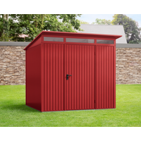 EcoStar Gerätehaus Trend-P Typ 2 purpurrot Einzeltür