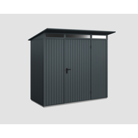EcoStar Gerätehaus Trend-P Typ 1 anthrazitgrau Einzeltür