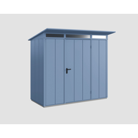 EcoStar Gerätehaus Elegant-P Typ 1 taubenblau Einzeltür