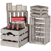Relaxdays Shabby 4er-Set