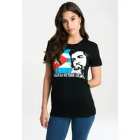 LOGOSHIRT T-Shirt "Che - Cuban Flag", Damen, Gr. XS,