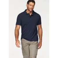 MAN'S WORLD Poloshirt Kurzarm, lockere Passform, unifarben blau 52/54
