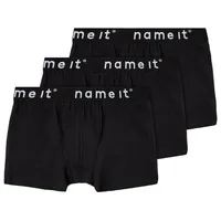 NAME IT - Boxershorts NKMBOXER 3er-Pack in black, Gr.116