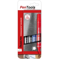 Pentel Permanentmarker farbsortiert 3,0 mm, 4 St.