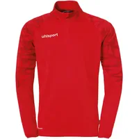 Uhlsport Goal 25 1/4-Zip Trainingspullover rot/weiß 152